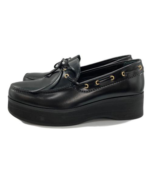 STEFAN COOKE（ステファンクック）STEFAN COOKE (ステファンクック) プラットフォームローファー ブラック サイズ:41の古着・服飾アイテム