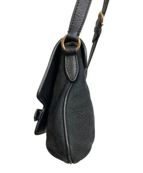 Salvatore Ferragamo（サルヴァトーレ フェラガモ）Salvatore Ferragamo (サルヴァトーレ フェラガモ) ダブルガンチーニショルダーバッグ ブラックの古着・服飾アイテム