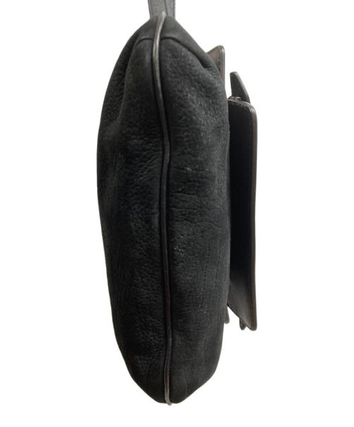 Salvatore Ferragamo（サルヴァトーレ フェラガモ）Salvatore Ferragamo (サルヴァトーレ フェラガモ) ダブルガンチーニショルダーバッグ ブラックの古着・服飾アイテム