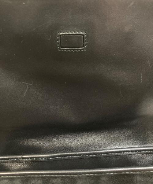 Salvatore Ferragamo（サルヴァトーレ フェラガモ）Salvatore Ferragamo (サルヴァトーレ フェラガモ) ダブルガンチーニショルダーバッグ ブラックの古着・服飾アイテム