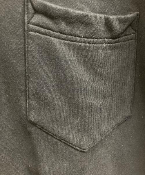 STONE ISLAND（ストーンアイランド）STONE ISLAND (ストーンアイランド) Compass Patch Garment Dyed Sweat ブラック サイズ:Mの古着・服飾アイテム