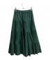 BEARDSLEY (ビアズリー) プリーツティアードスカート グリーン サイズ:FREE 未使用品：12000円