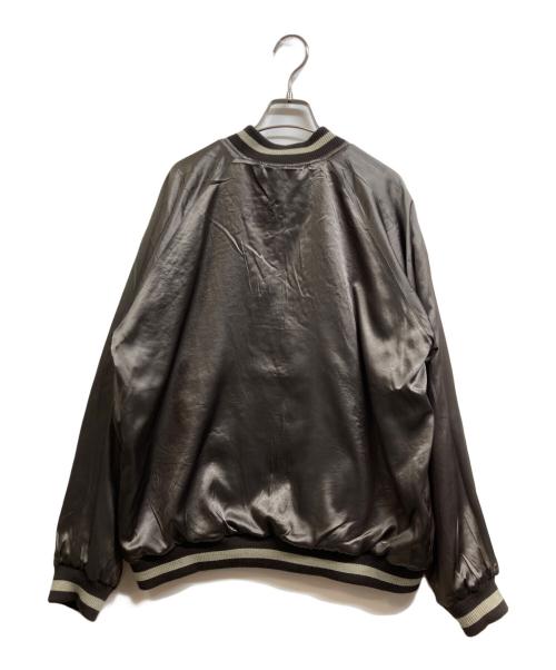 satori（サトリ）satori (サトリ) リバーシブル般若スカジャン ブラック×グレー サイズ:XLの古着・服飾アイテム