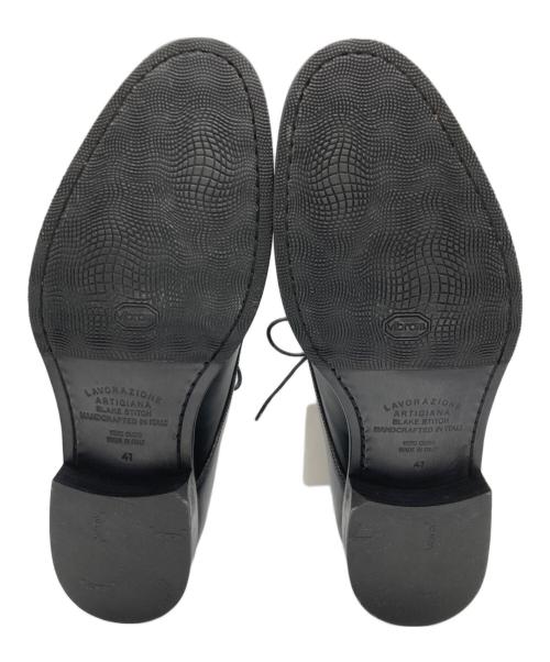 CALZOLERIA TOSCANA（カルツォレリアトスカーナ）CALZOLERIA TOSCANA (カルツォレリアトスカーナ) プレーントゥシューズ ブラック サイズ:41 未使用品の古着・服飾アイテム