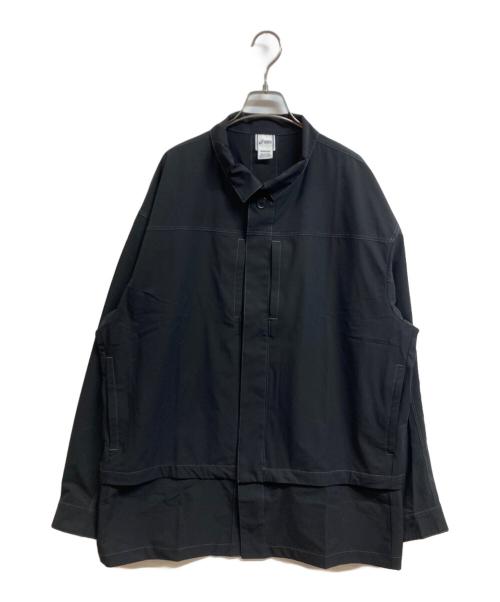 asics（アシックス）asics (アシックス) CONVERTIBLE BLOUSON ブラック サイズ:Mの古着・服飾アイテム