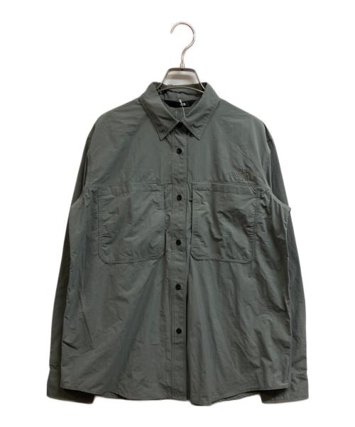 THE NORTH FACE（ザ ノース フェイス）THE NORTH FACE (ザ ノース フェイス) ラッスルキャノピーシャツ ヒューズボックスグレー サイズ:L 未使用品の古着・服飾アイテム