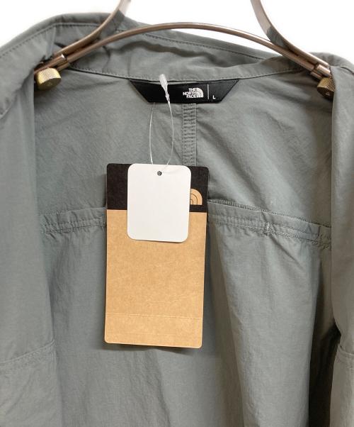 THE NORTH FACE（ザ ノース フェイス）THE NORTH FACE (ザ ノース フェイス) ラッスルキャノピーシャツ ヒューズボックスグレー サイズ:L 未使用品の古着・服飾アイテム