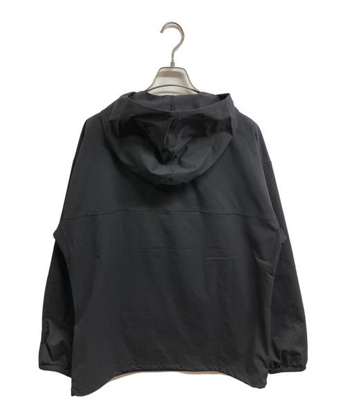 asics（アシックス）asics (アシックス) ダブルウィーブリラックスプルオーバージャケット ブラック サイズ:S 未使用品の古着・服飾アイテム