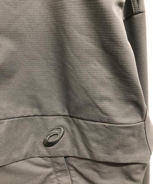 asics（アシックス）asics (アシックス) ダブルウィーブリラックスプルオーバージャケット ブラック サイズ:S 未使用品の古着・服飾アイテム