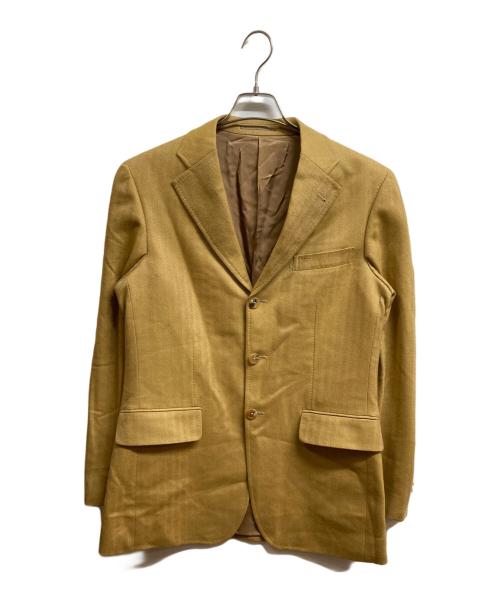 PAUL SMITH（ポールスミス）Paul Smith (ポールスミス) ヘリンボーンツイル3Bテーラードジャケット ベージュ サイズ:Lの古着・服飾アイテム