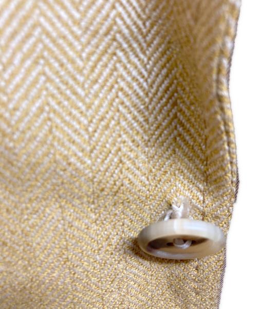 PAUL SMITH（ポールスミス）Paul Smith (ポールスミス) ヘリンボーンツイル3Bテーラードジャケット ベージュ サイズ:Lの古着・服飾アイテム