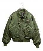 ALPHAアルファ）の古着「CWU-45/P フライトジャケット」｜カーキ