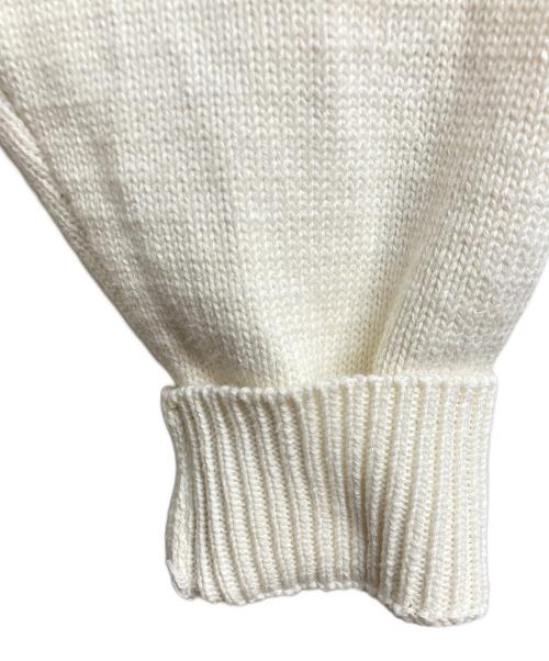 HUMAN MADE（ヒューマンメイド）HUMAN MADE (ヒューマンメイド) ハートロゴニットセーター アイボリー サイズ:Mの古着・服飾アイテム