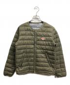 DANTONダントン）の古着「インナーダウンジャケット」｜グリーン