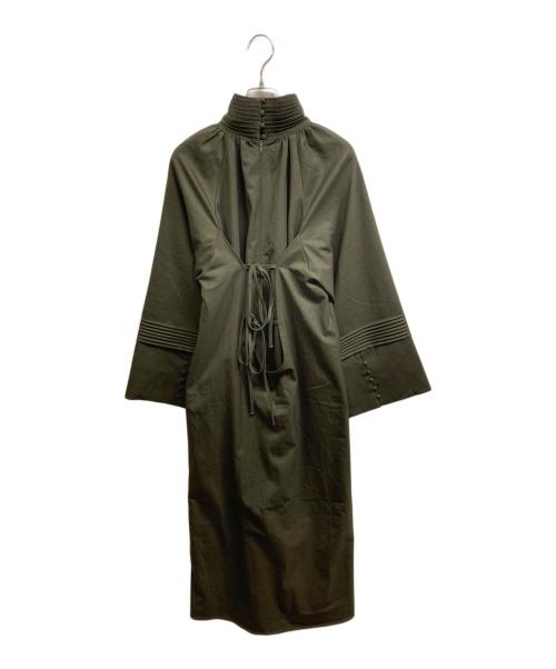 Horme（ホルメ）Horme (ホルメ) ハイネックワンピース カーキ サイズ:ーの古着・服飾アイテム