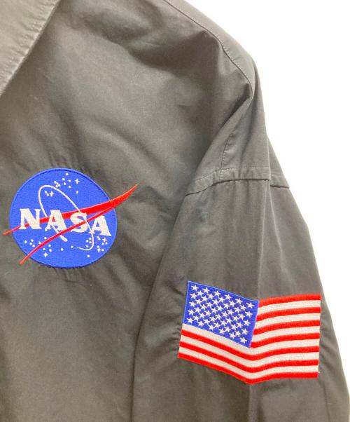 BALENCIAGA（バレンシアガ）BALENCIAGA (バレンシアガ) 21AW NASA Over Shirt ブラック サイズ:38の古着・服飾アイテム