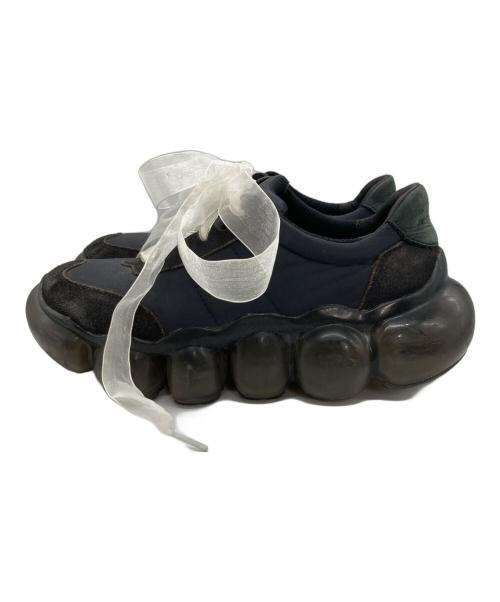 grounds（グラウンズ）grounds (グラウンズ) Mikio Sakabe (ミキオサカベ) ローカットスニーカー ブラック サイズ:24の古着・服飾アイテム