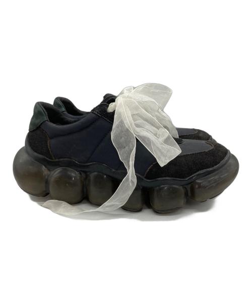 grounds（グラウンズ）grounds (グラウンズ) Mikio Sakabe (ミキオサカベ) ローカットスニーカー ブラック サイズ:24の古着・服飾アイテム