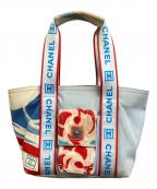 CHANELシャネル）の古着「スポーツライン サーフライン ハンドバッグ」｜ブルー