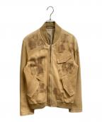 Maison Martin Margielaメゾンマルタンマルジェラ）の古着「レザージャケット」｜ブラウン