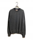 HERMESエルメス）の古着「23AW ラウンドネック ニット カシミア シグネチャー」｜グレー
