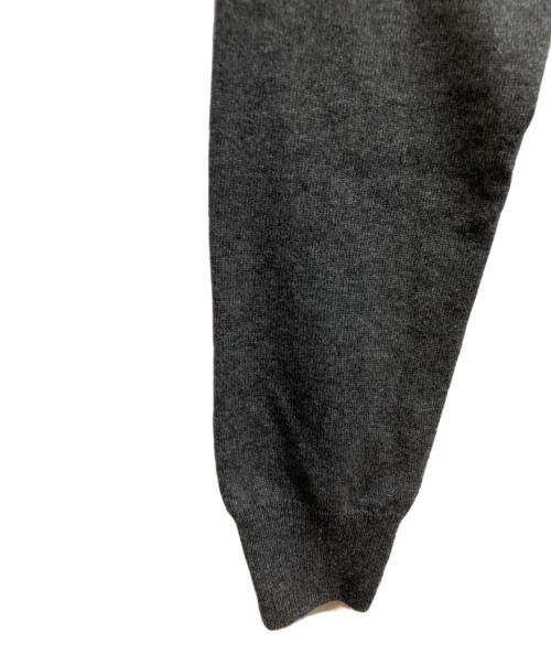 HERMES（エルメス）HERMES (エルメス) 23AW ラウンドネック ニット カシミア シグネチャー グレー サイズ:Mの古着・服飾アイテム