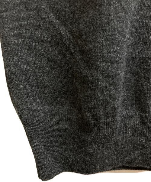 HERMES（エルメス）HERMES (エルメス) 23AW ラウンドネック ニット カシミア シグネチャー グレー サイズ:Mの古着・服飾アイテム