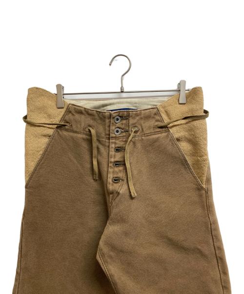 KAPITAL（キャピタル）KAPITAL (キャピタル) リネン混イージーパンツ ブラウン サイズ:3の古着・服飾アイテム