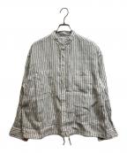 FRAMeWORKフレームワーク）の古着「フレンチリネンドロストシャツ」｜ホワイト