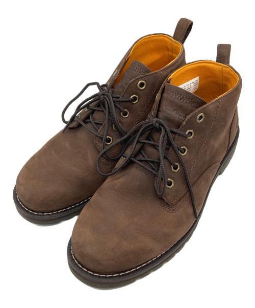 Timberland（ティンバーランド）Timberland (ティンバーランド) レースアップ ウォータープルーフ チャッカ ブーツ ブラウン サイズ:US9の古着・服飾アイテム