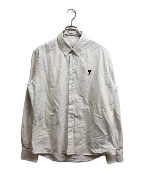 AMI Alexandre Mattiussi（アミアレクサンドルマテュッシ）AMI Alexandre Mattiussi (アミアレクサンドルマテュッシ) ADC ボタンダウン シャツ ホワイト サイズ:Sの古着・服飾アイテム