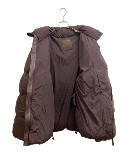 STUDIO NICHOLSON（スタジオ ニコルソン）STUDIO NICHOLSON (スタジオ ニコルソン) ZARA (ザラ) ダウンジャケット パープル サイズ:Mの古着・服飾アイテム