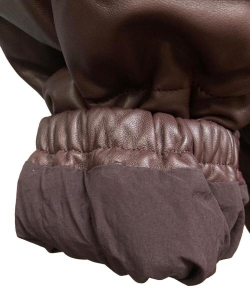 STUDIO NICHOLSON（スタジオ ニコルソン）STUDIO NICHOLSON (スタジオ ニコルソン) ZARA (ザラ) ダウンジャケット パープル サイズ:Mの古着・服飾アイテム