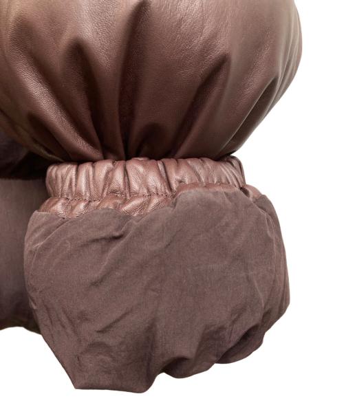 STUDIO NICHOLSON（スタジオ ニコルソン）STUDIO NICHOLSON (スタジオ ニコルソン) ZARA (ザラ) ダウンジャケット パープル サイズ:Mの古着・服飾アイテム