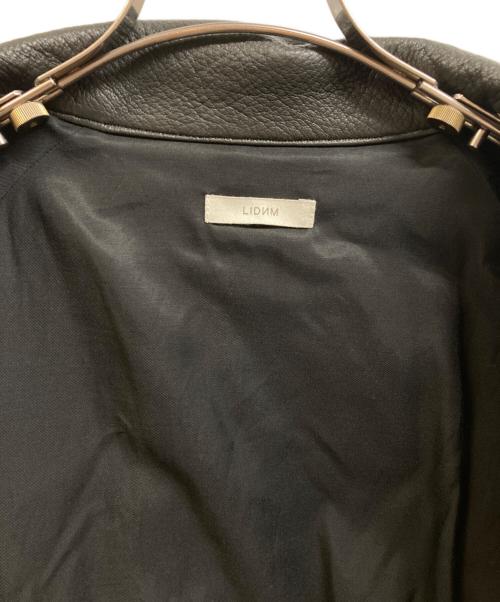 LIDnM（リドム）LIDnM (リドム) VINTAGE GOAT RIDING BLOUSON ブラック サイズ:Lの古着・服飾アイテム