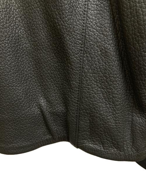 LIDnM（リドム）LIDnM (リドム) VINTAGE GOAT RIDING BLOUSON ブラック サイズ:Lの古着・服飾アイテム