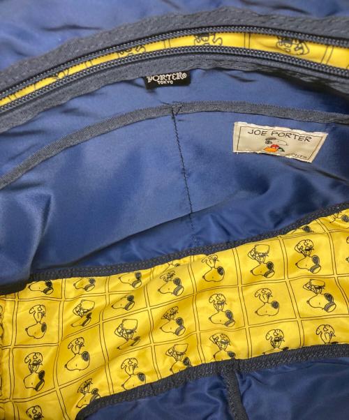 JOE PORTER（ジョーポーター）JOE PORTER (ジョーポーター) スヌーピーショルダーバッグ ネイビーの古着・服飾アイテム
