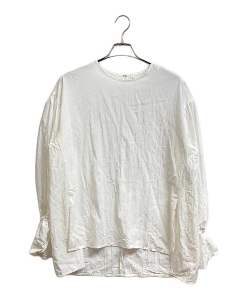 BEARDSLEY（ビアズリー）BEARDSLEY (ビアズリー) ギャザーカフスシャツ ホワイト サイズ:freeの古着・服飾アイテム