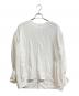 BEARDSLEY（ビアズリー）の古着「ギャザーカフスシャツ」｜ホワイト