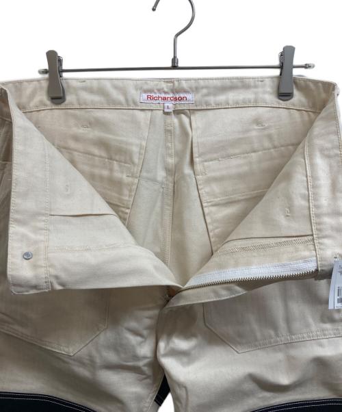 Richardson（リチャードソン）Richardson (リチャードソン) Waterproof Panel Work Pants アイボリー×ブラック サイズ:Lの古着・服飾アイテム