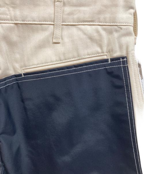 Richardson（リチャードソン）Richardson (リチャードソン) Waterproof Panel Work Pants アイボリー×ブラック サイズ:Lの古着・服飾アイテム