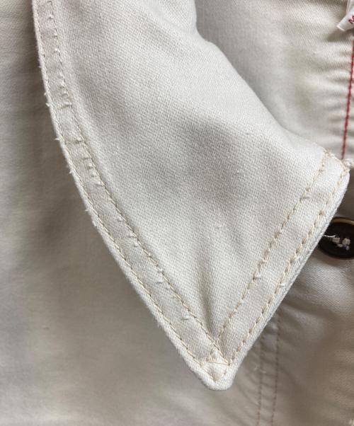 le travailleur gallice（ル・トラヴァイユール・ガリス）le travailleur gallice (ル・トラヴァイユール・ガリス) モールスキンワークジャケット ベージュ サイズ:6の古着・服飾アイテム