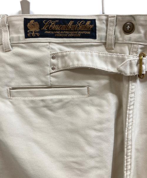 le travailleur gallice（ル・トラヴァイユール・ガリス）le travailleur gallice (ル・トラヴァイユール・ガリス) モールスキンワークパンツ ベージュ サイズ:5の古着・服飾アイテム