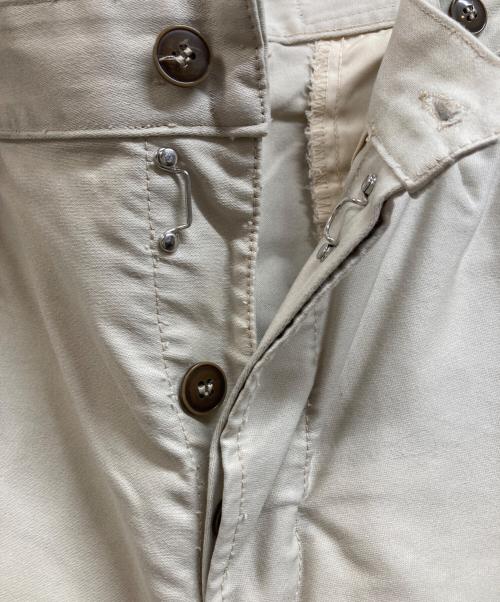 le travailleur gallice（ル・トラヴァイユール・ガリス）le travailleur gallice (ル・トラヴァイユール・ガリス) モールスキンワークパンツ ベージュ サイズ:5の古着・服飾アイテム