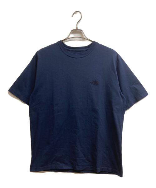 THE NORTHFACE PURPLELABEL（ザ・ノースフェイス パープルレーベル）THE NORTHFACE PURPLELABEL (ザ・ノースフェイス パープルレーベル) 7oz Field Logo Tee ネイビー サイズ:L 未使用品の古着・服飾アイテム