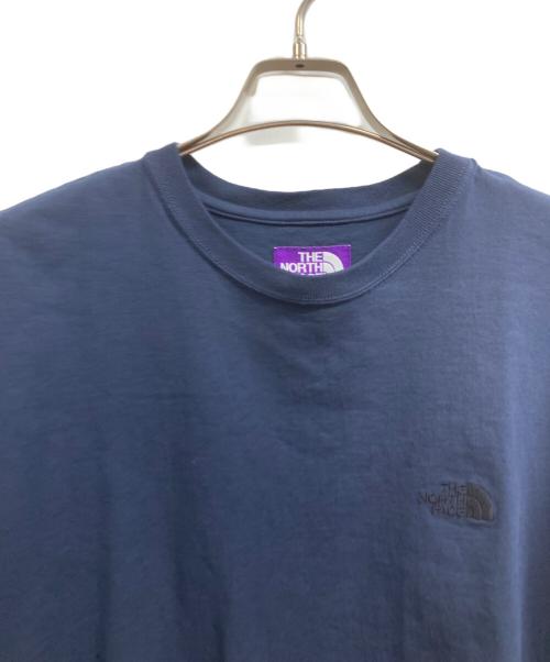 THE NORTHFACE PURPLELABEL（ザ・ノースフェイス パープルレーベル）THE NORTHFACE PURPLELABEL (ザ・ノースフェイス パープルレーベル) 7oz Field Logo Tee ネイビー サイズ:L 未使用品の古着・服飾アイテム