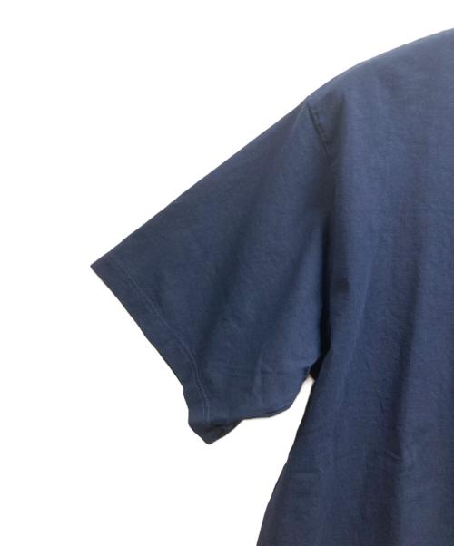 THE NORTHFACE PURPLELABEL（ザ・ノースフェイス パープルレーベル）THE NORTHFACE PURPLELABEL (ザ・ノースフェイス パープルレーベル) 7oz Field Logo Tee ネイビー サイズ:L 未使用品の古着・服飾アイテム