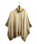 MICHAEL KORSマイケル・コース）の古着「ロゴグラムニットポンチョ」｜ベージュ