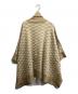 MICHAEL KORS (マイケルコース) ロゴグラムニットポンチョ ベージュ サイズ:L/XL：7000円