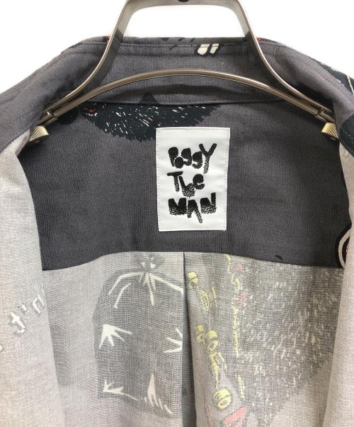 POGGY THE MAN（ポギーザマン）POGGY THE MAN (ポギーザマン) 長袖シャツ グレー サイズ:Lの古着・服飾アイテム